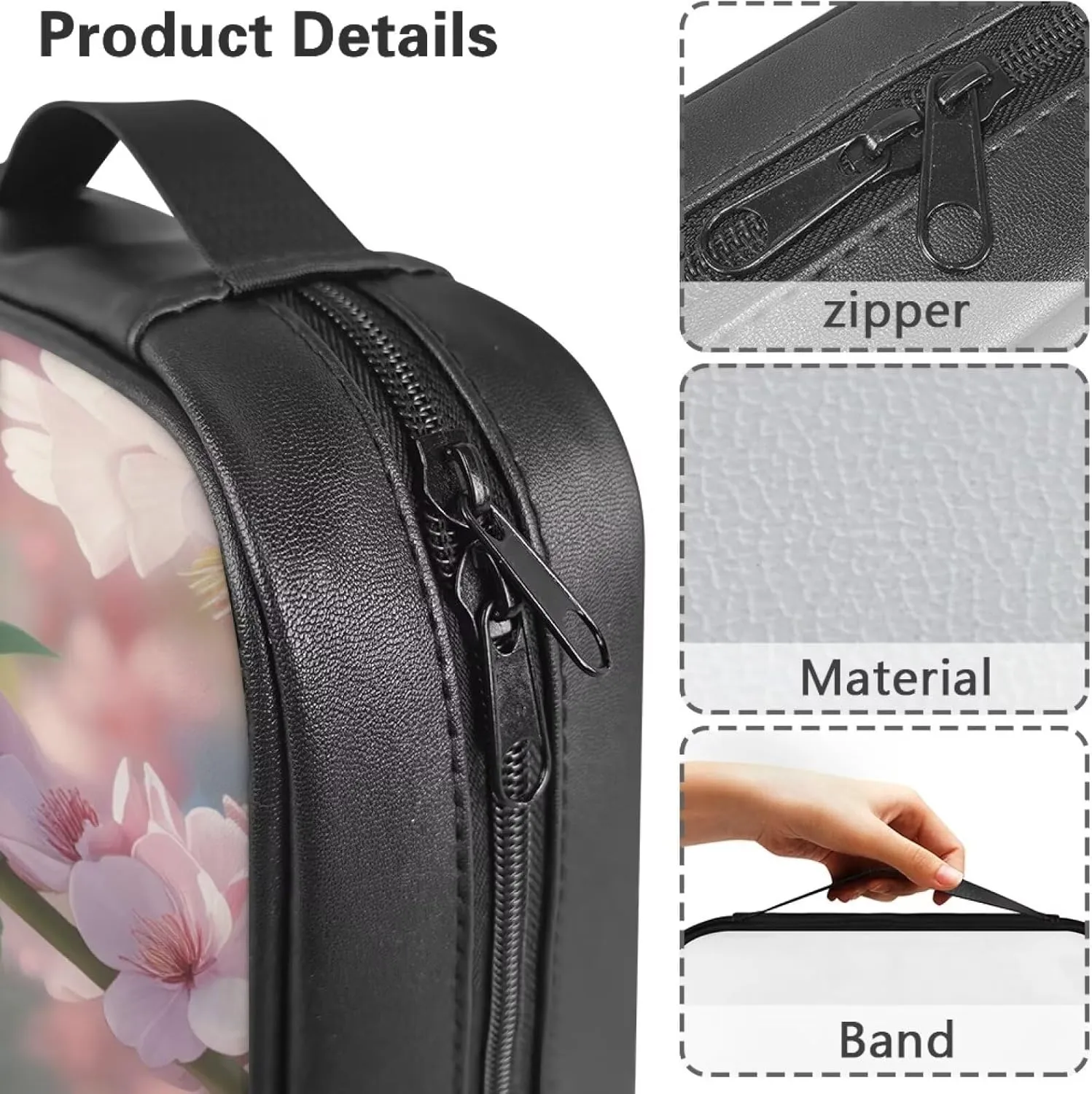 Simple Bible Pack Bible Cover for Men Women Zipper Bible Carrying Cases Bible Study Supplies with Handle Handbag