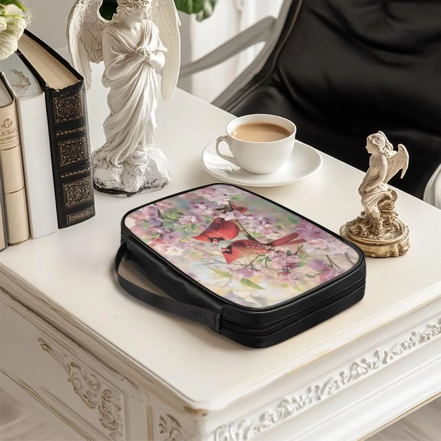 Simple Bible Pack Bible Cover for Men Women Zipper Bible Carrying Cases Bible Study Supplies with Handle Handbag