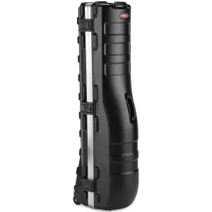 SKB Cases Deluxe ATA Hard Plastic Storage Wheeled Cart Golf Bag Travel Case