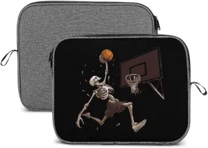 Skeleton Basketball Slam Dunk Laptop Bag Protective Laptop Sleeve Bag Briefcase Carrying Case Handbags for Men Women