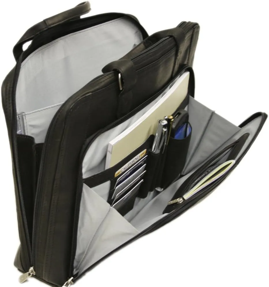 Slim Modern Portfolio, Black, One Size