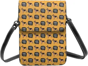 Small Crossbody Bags for Women, Leather German Shepherd Woof Cell Phone Cross Body Bag Wallet Purses