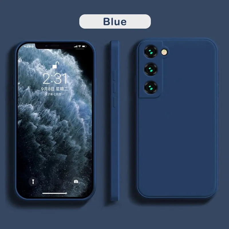 Soft Liquid Silicone Case For Samsung Galaxy