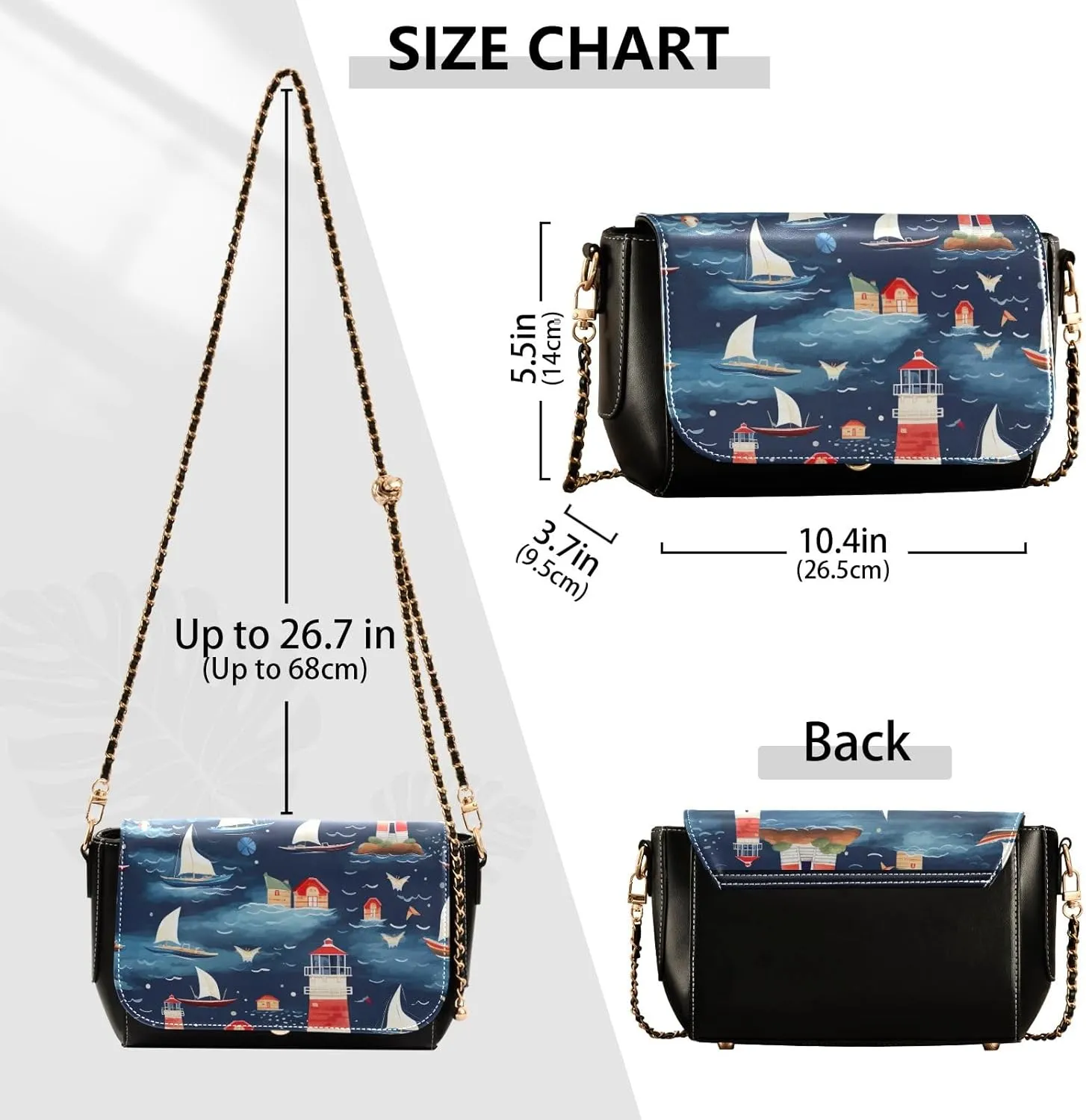 Starry Sky by Van Gogh Womens Leather Bag, Crossbody Leather Purses for Women