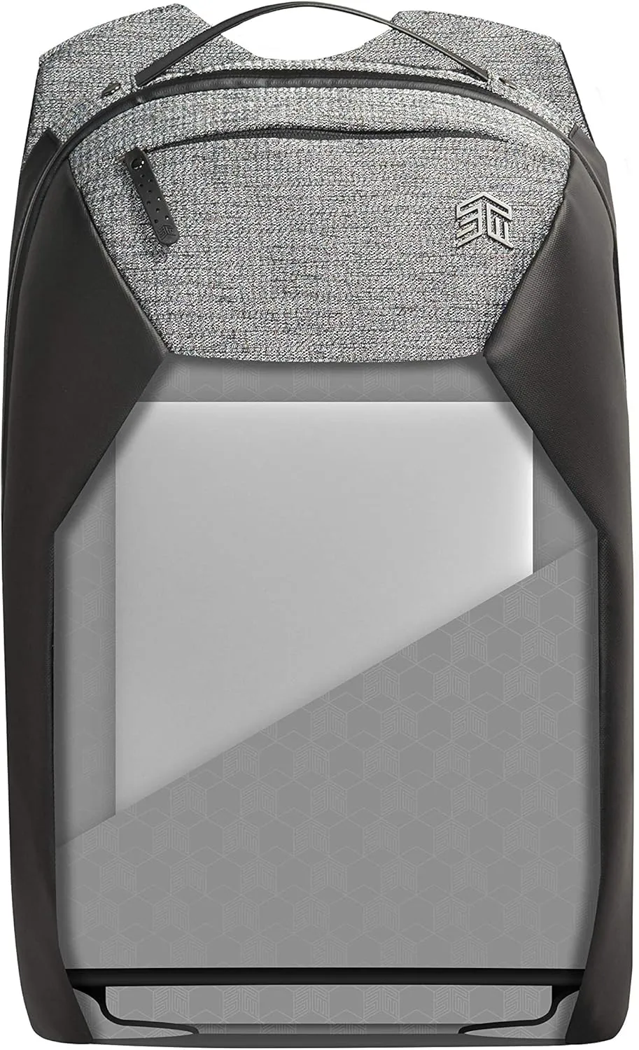 STM Myth 18L Laptop Backpack - Durable, Stylish, and Laptop Backpack with Pockets - Fits 15-Inch Laptop and 16-Inch MacBook Pro with Laptop Protection - Granite Black (stm-117-186P-01)