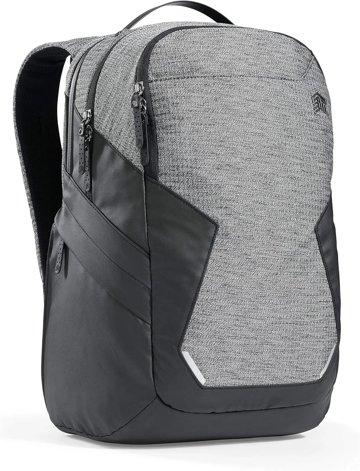 STM Myth 28L Backpack - Durable, Stylish, and Laptop Backpack for Men and Women with Pockets - Fits 15" Laptop and 16" MacBook Pro with Laptop Protection - Granite Black (stm-117-187P-01)