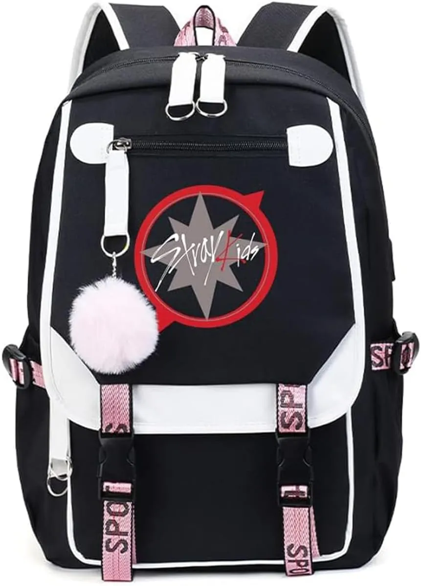 Stray Kids Backpack Merch, Stray Kids Book Bag Casual Backpack
