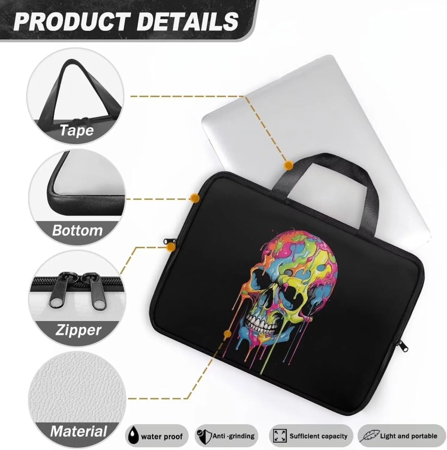 Stylish Laptop Messenger Bag,15In/15.6In/17In/17.3In Laptop Tote Bag,Laptop Case