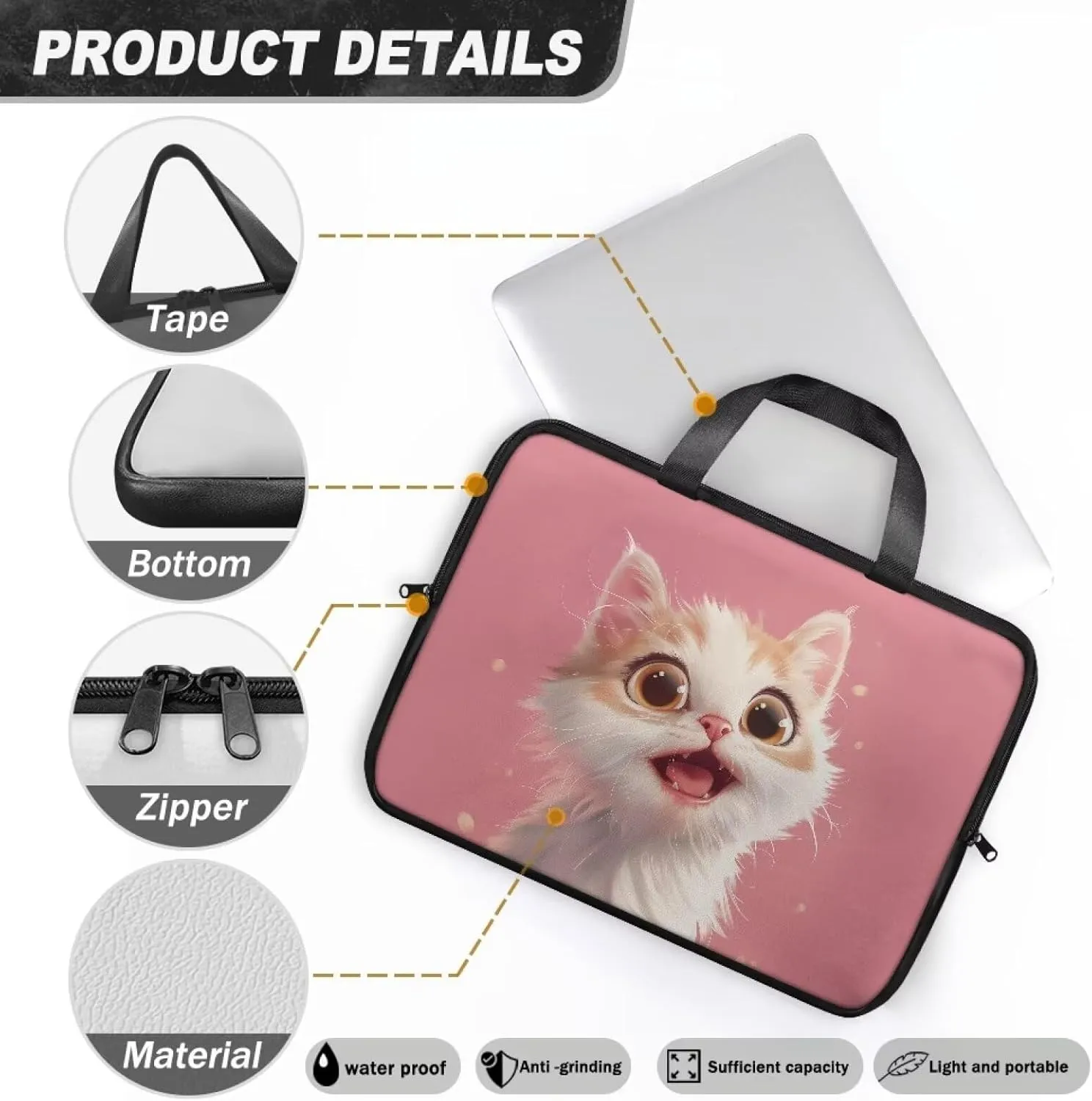 Stylish Laptop Tote Bag,Laptop Carrying Bag for Men,Computer Bag,Laptop Sleeve Bag for Women