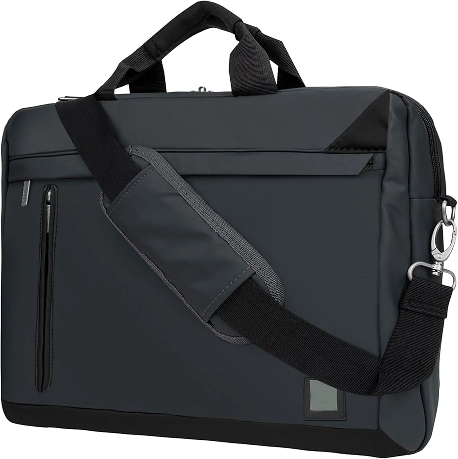 SUMAC 15.6 Inch Protective Laptop Tablet Shoulder Bag Side Opening for Business Trip, Casual or Office, Water Proof Fabric