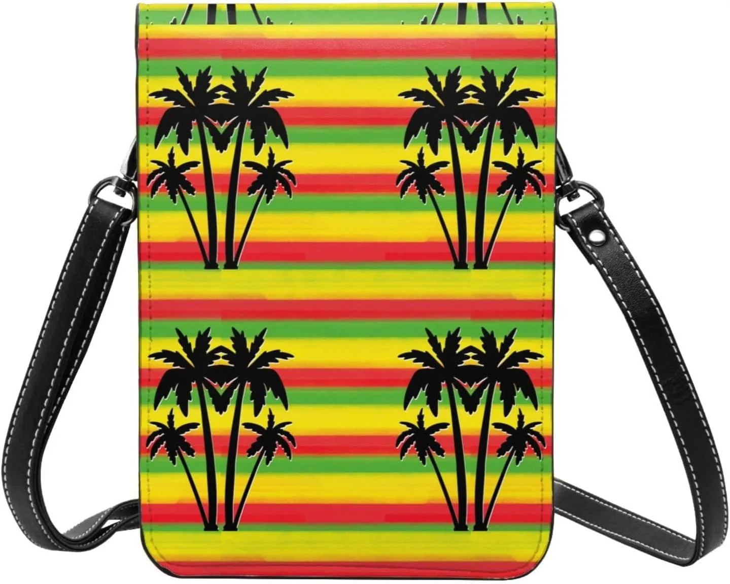Sunflower Leather Crossbody Cell Phone Purse Small Wallet Bags Adjustable Phone Bag for Women