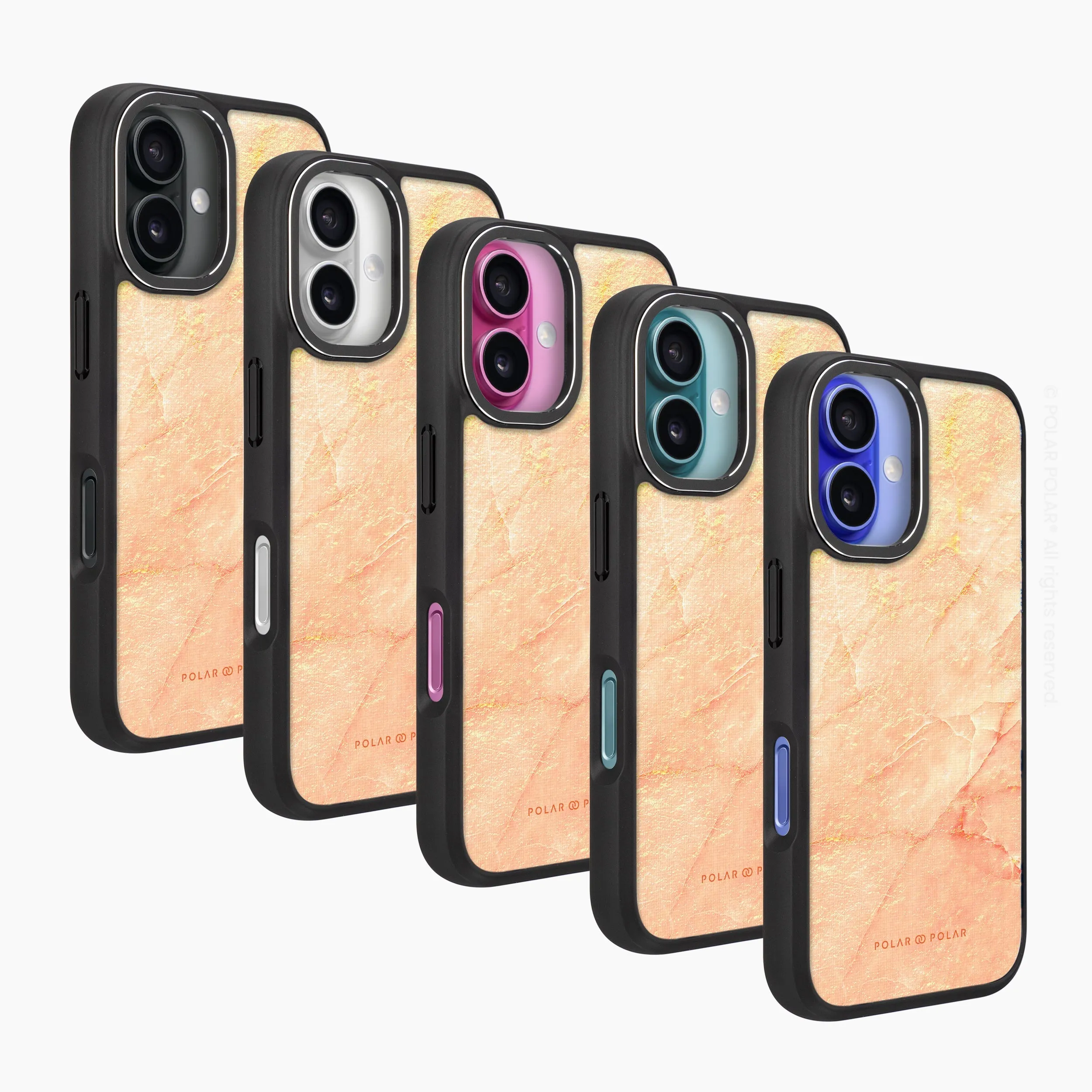 Sunset - iPhone 16 Plus Frosted Black Bumper MagSafe Case