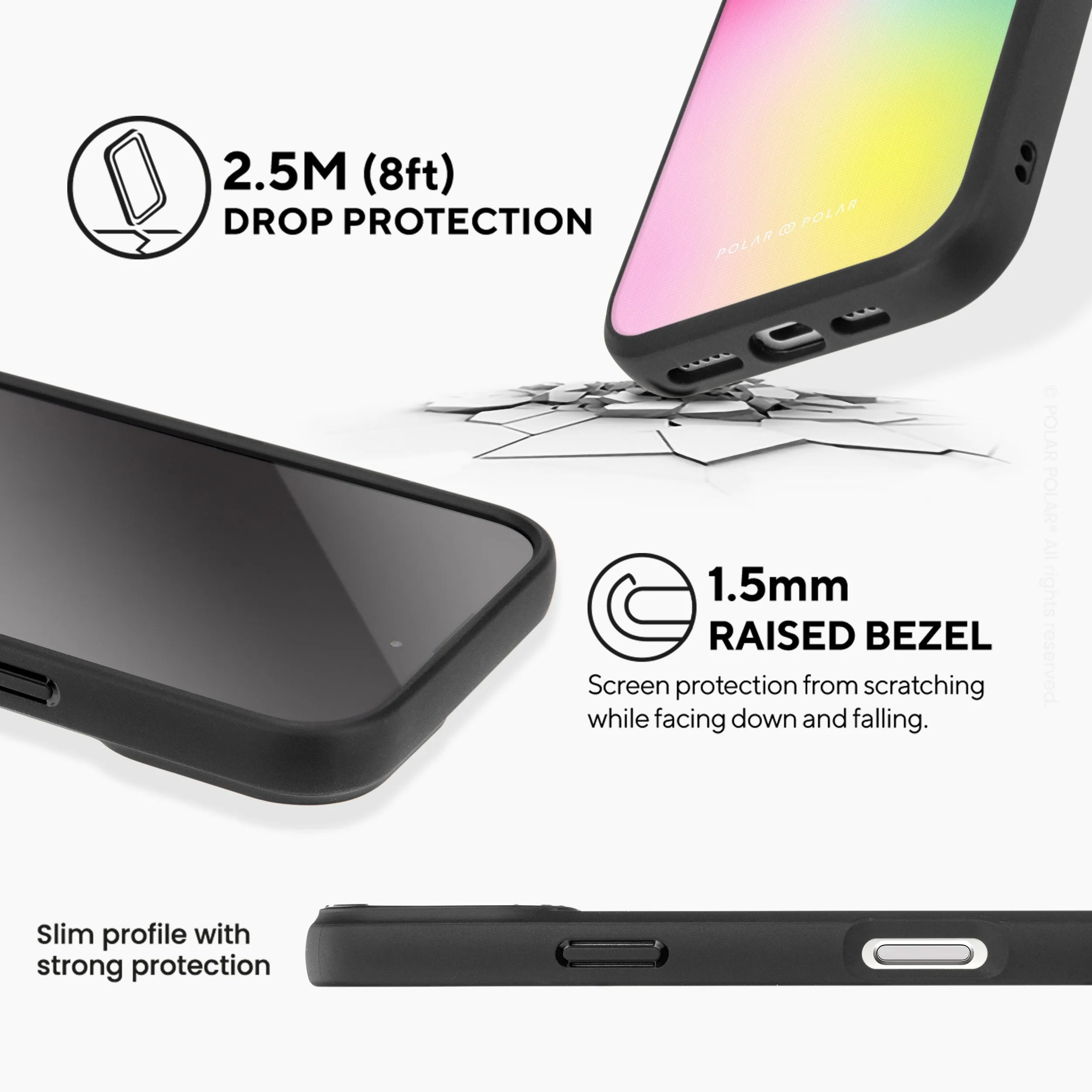 Sweet Dream Holo - iPhone 16 Plus Frosted Black Bumper MagSafe Case
