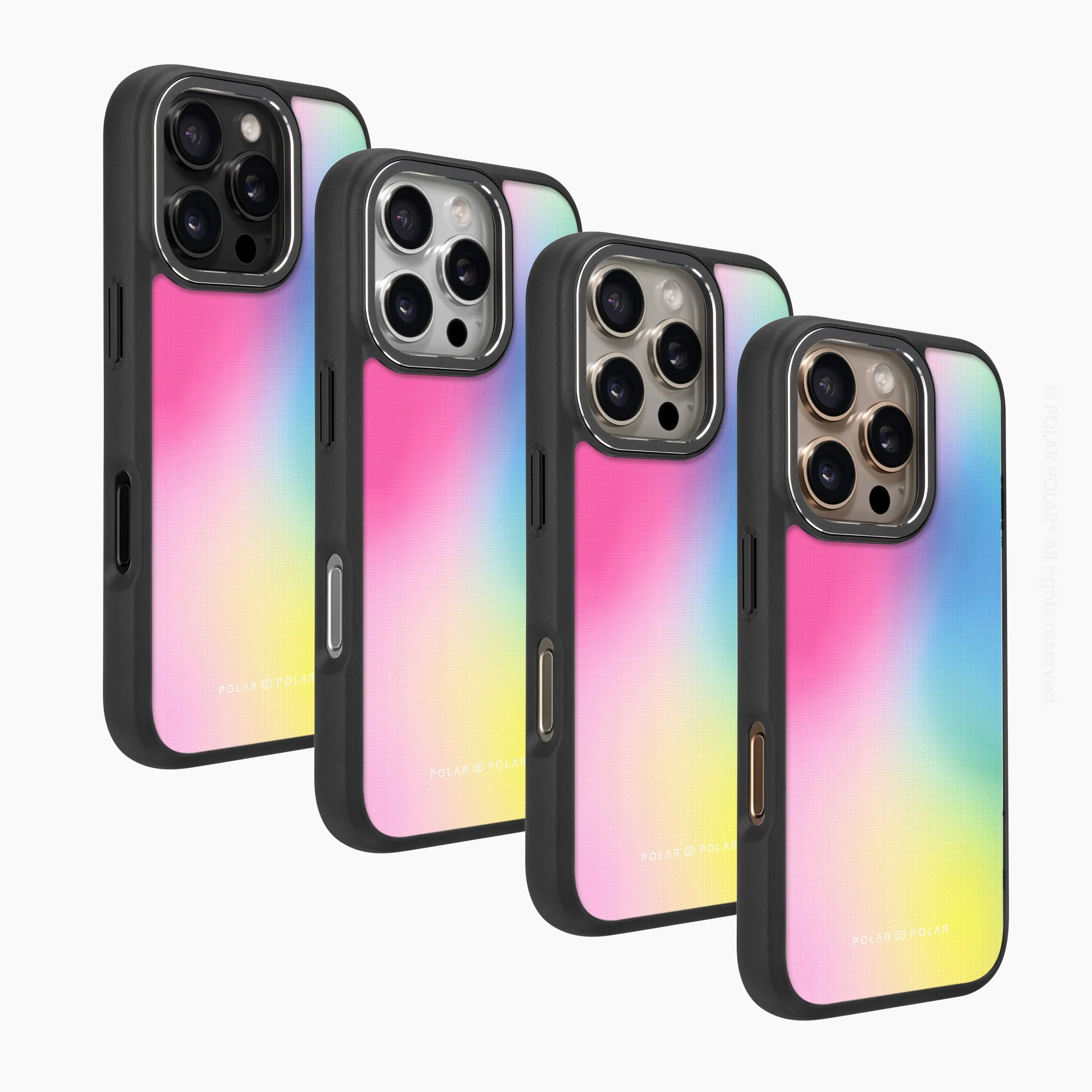 Sweet Dream Holo - iPhone 16 Pro Max Frosted Black Bumper MagSafe Case