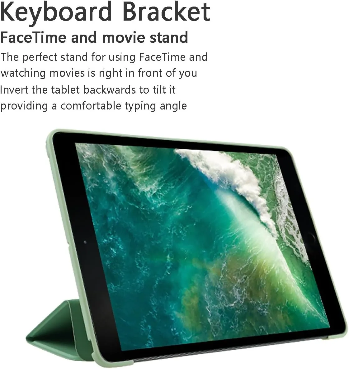 Tablet Cases Smart Tablet Cover Case Compatible with OPPO Pad Air 10.3 inch,Tri-Fold Slim Tablet Case Shockproof Honeycomb TPU Case with Rugged Stand Auto Wake/Sleep Tablet PC Case(Matcha Green)