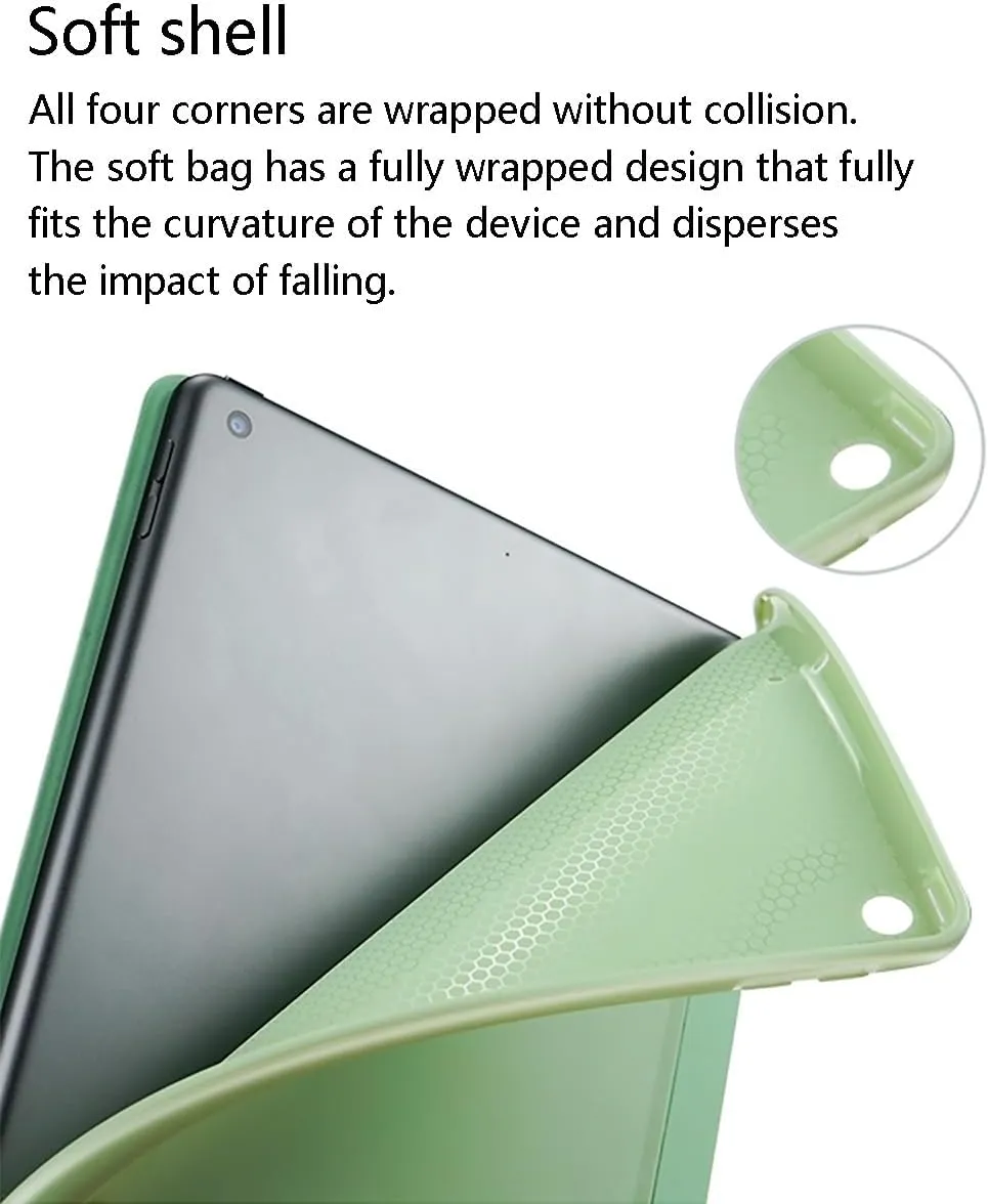 tablet protective case Smart Tablet Cover Case Compatible with OPPO Pad Air 10.3 inch,Tri-Fold Slim Tablet Case Shockproof Honeycomb TPU Case with Rugged Durable Stand Auto Wake/Sleep functional cover