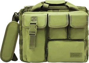 TaktZeit Military Briefcase 15.6Inch Tactical Laptop Messenger Bag Laptop for Hiking, Cycling, Camping and Daily Use
