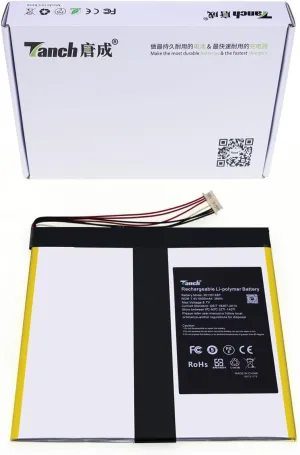 Tanch Laptop Battery 35130148P H-35130148P H-38150155P Replacement for Chuwi UBook Pro 12.3 CWI535 with 10pins 7lines 7.6V 5000mAh 38W