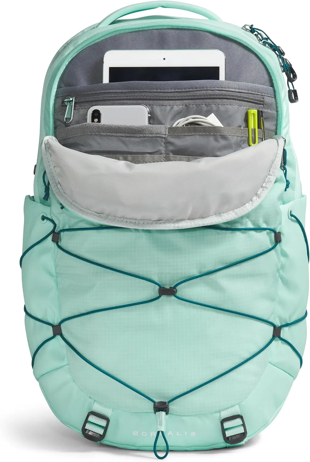 THE NORTH FACE Women's Borealis Commuter Laptop Backpack, Crater Aqua/Blue Moss, One Size