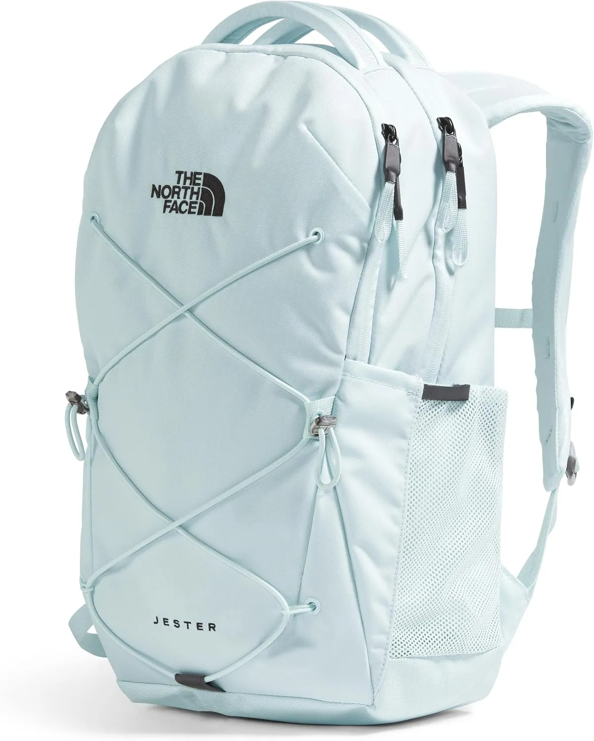 THE NORTH FACE Women's Jester Everyday Laptop Backpack, Ice Blue/TNF Black, One Size