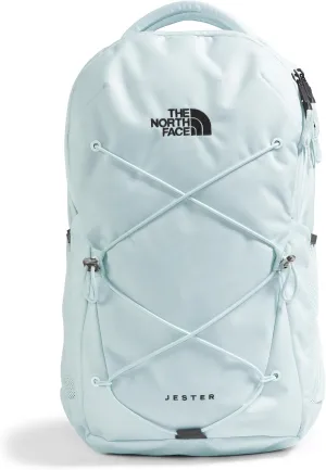 THE NORTH FACE Women's Jester Everyday Laptop Backpack, Ice Blue/TNF Black, One Size