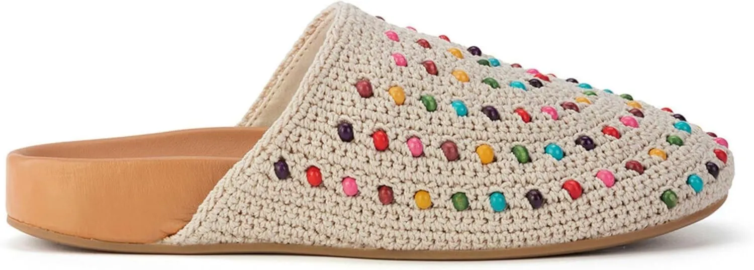 The Sak Bolinas Clog in Crochet and Leather, Slip On Entry