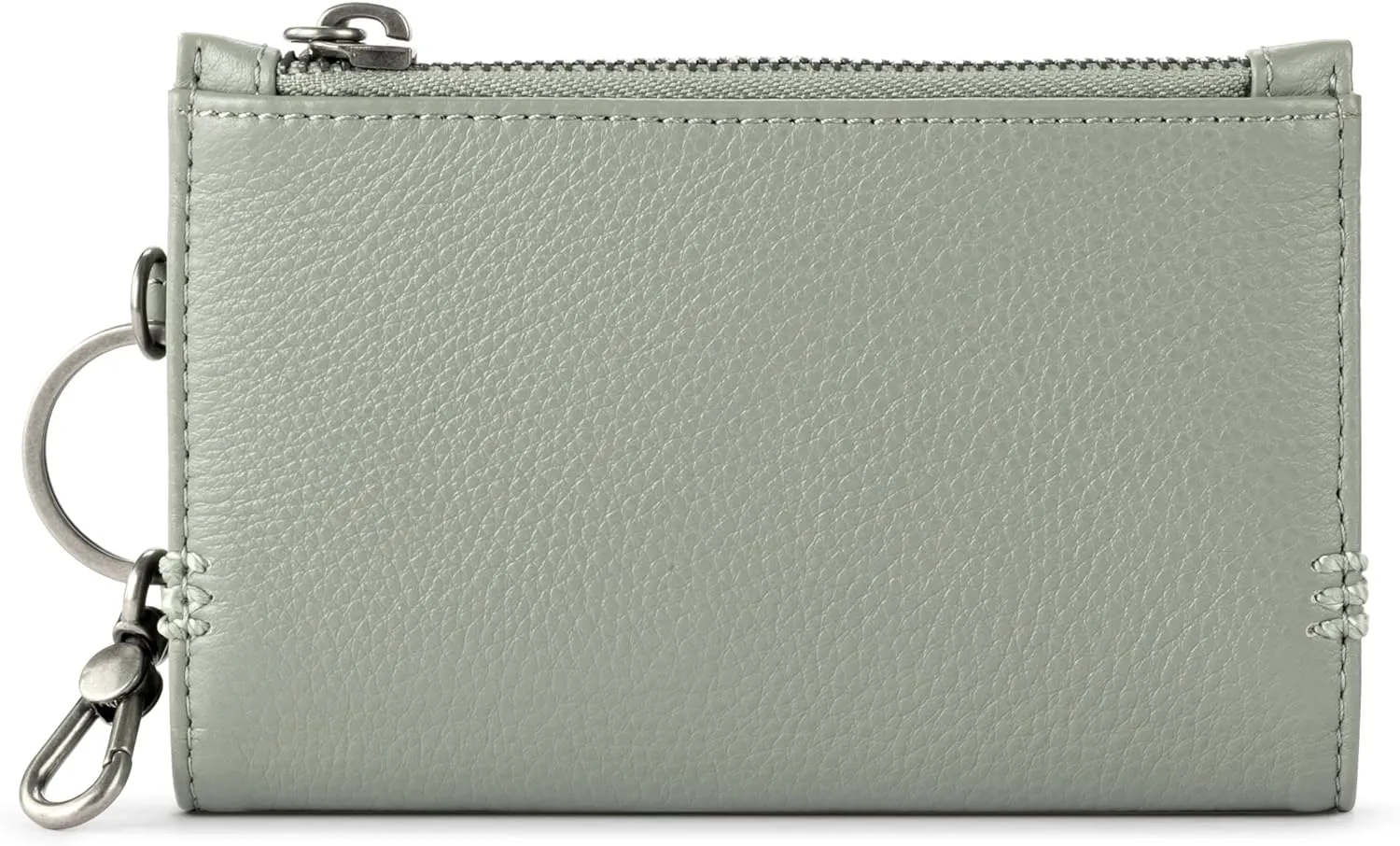 The Sak Encino Card Wallet - Women's Leather Wallet For Everyday - Slim Wallet With Zipper, Credit Card Slots & Coin Holder