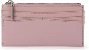 The Sak Neva Large Card Wallet - Slim Leather Wallet for Women - Card Holder With 6 Credit Card Slots & Zipper Closure