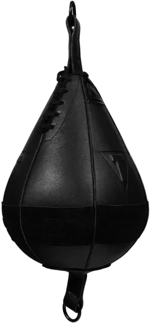 Title Boxing Black Double End Bag 2.0, 7" x 11" - Double End Bag, Speed Bags for Boxing, Punching Bag, Adults, Black
