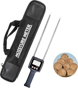 TK100H Portable Hay Meter, Hay Tester with Probe, Fast Measurements, for Cereal Straw Forage Grass Alfalfa Leymus