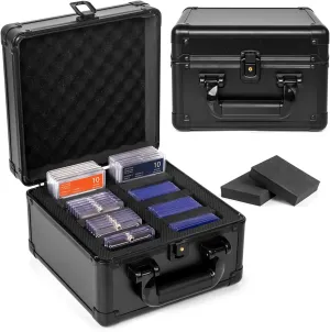 Top Loader Storage Box, Graded Card Storage Boxes, Trading Card Organizer Cases, PSA Card Case Slab Case Holder for Sports Cards, Holds 186  Top Loaders