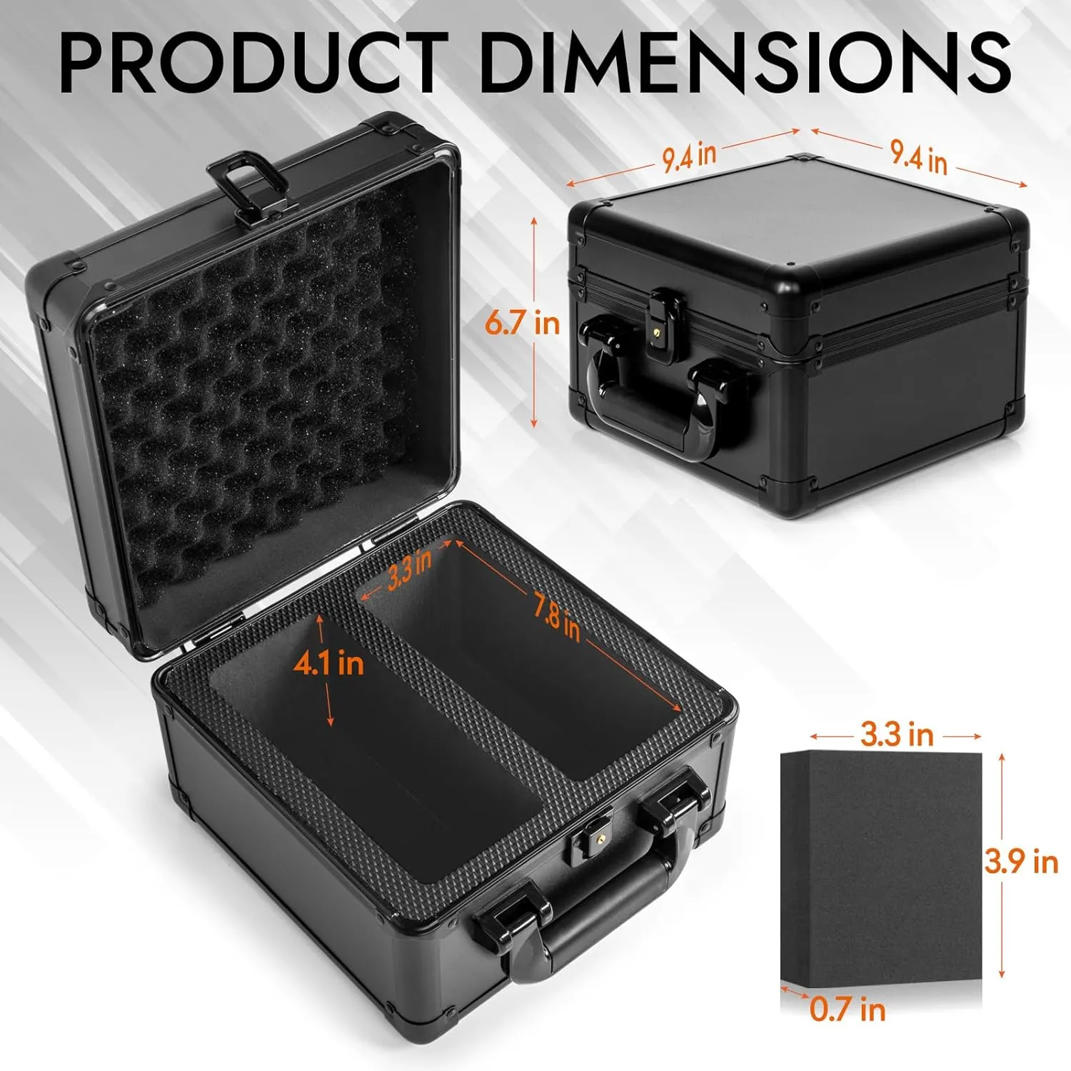 Top Loader Storage Box, Graded Card Storage Boxes, Trading Card Organizer Cases, PSA Card Case Slab Case Holder for Sports Cards, Holds 186  Top Loaders