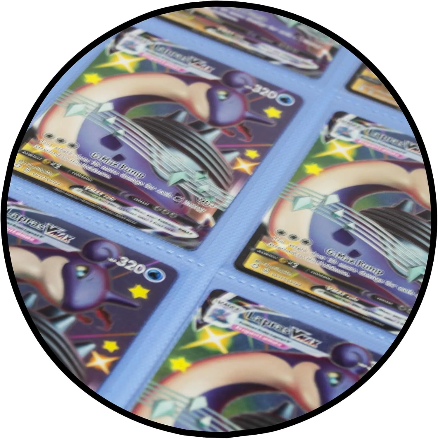 TopDeck 500 Card Ringless Zip Binder Pro - 9-Pocket Pages Side Load Sleeve TCG Storage Portfolio, Compatible with Pokemon, Yu-Gi-Oh, One Piece, MTG, Comic Trading Collectible Cards - Blue