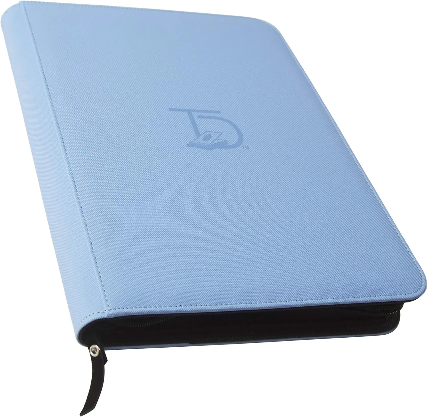 TopDeck 500 Card Ringless Zip Binder Pro - 9-Pocket Pages Side Load Sleeve TCG Storage Portfolio, Compatible with Pokemon, Yu-Gi-Oh, One Piece, MTG, Comic Trading Collectible Cards - Blue