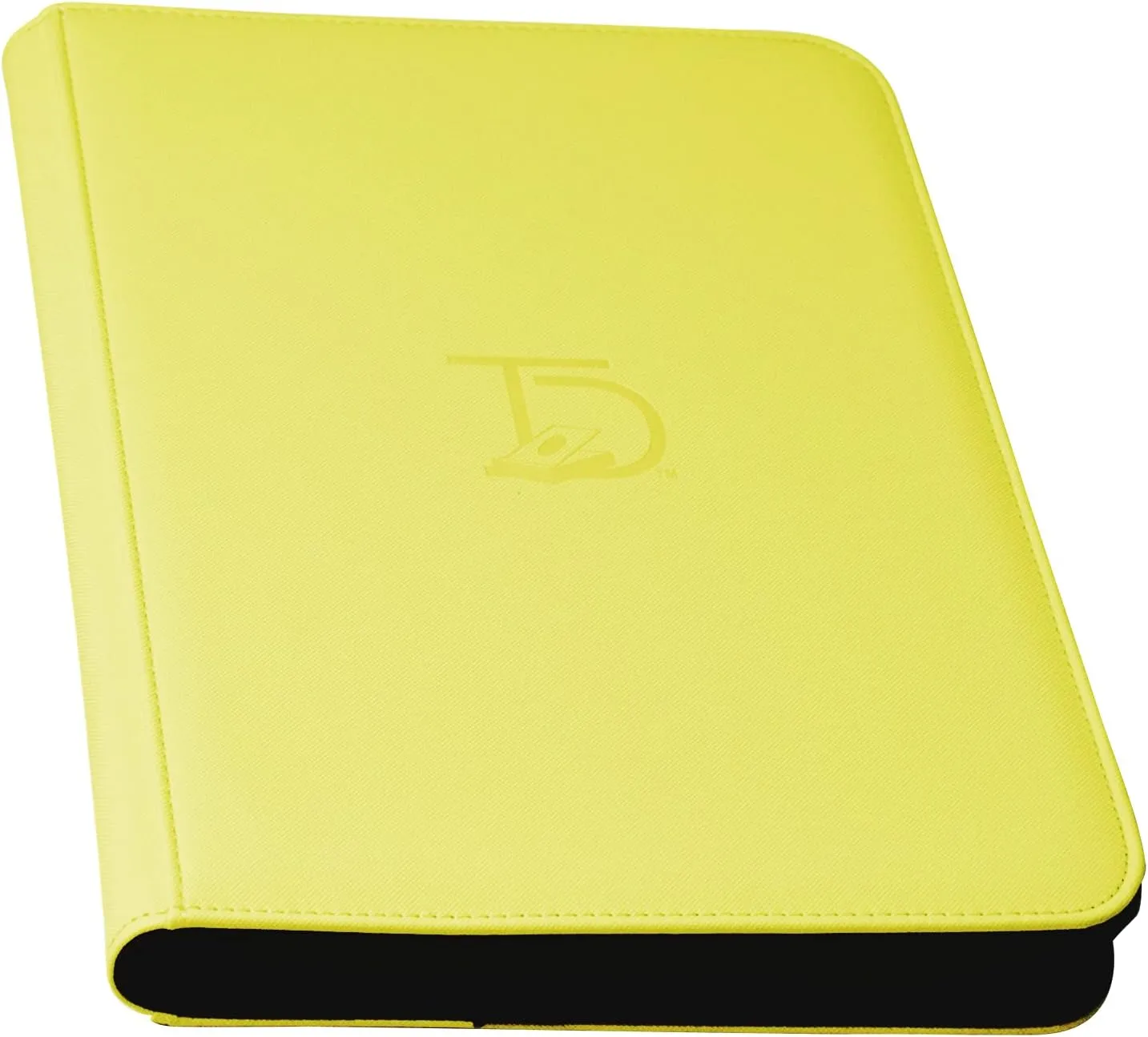 TopDeck 500 Card Ringless Zip Binder Pro - 9-Pocket Pages Side Load Sleeve TCG Storage Portfolio, Compatible with Pokemon, Yu-Gi-Oh, One Piece, MTG, Comic Trading Collectible Cards - Yellow