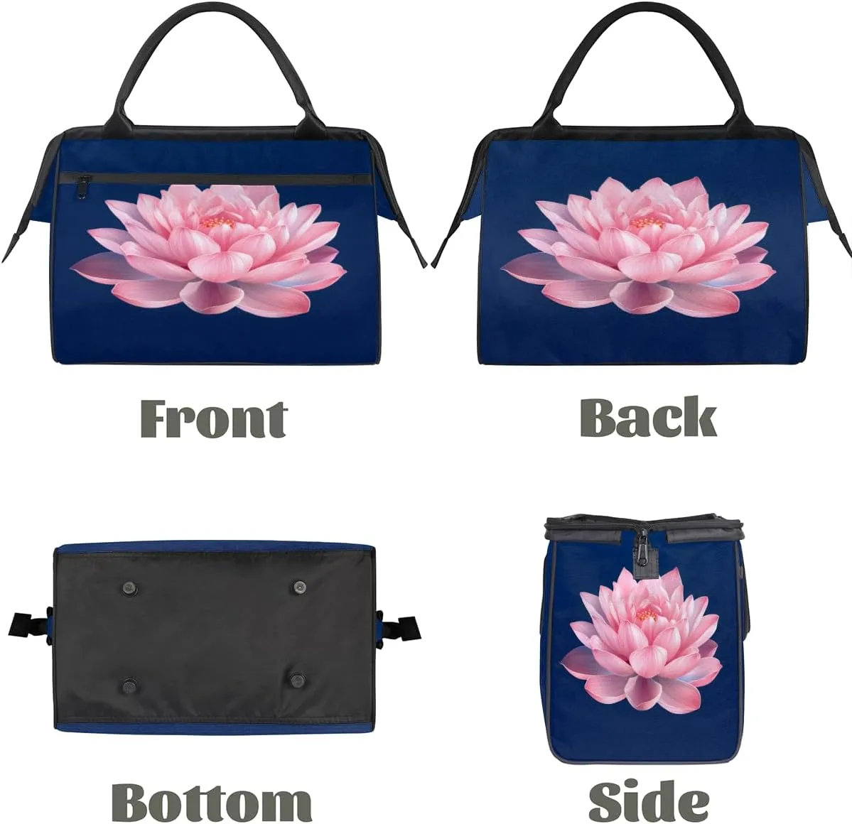 Tote Bag for Women with Zipper, Large Shoulder Bag Handbag for Travel Sports Work