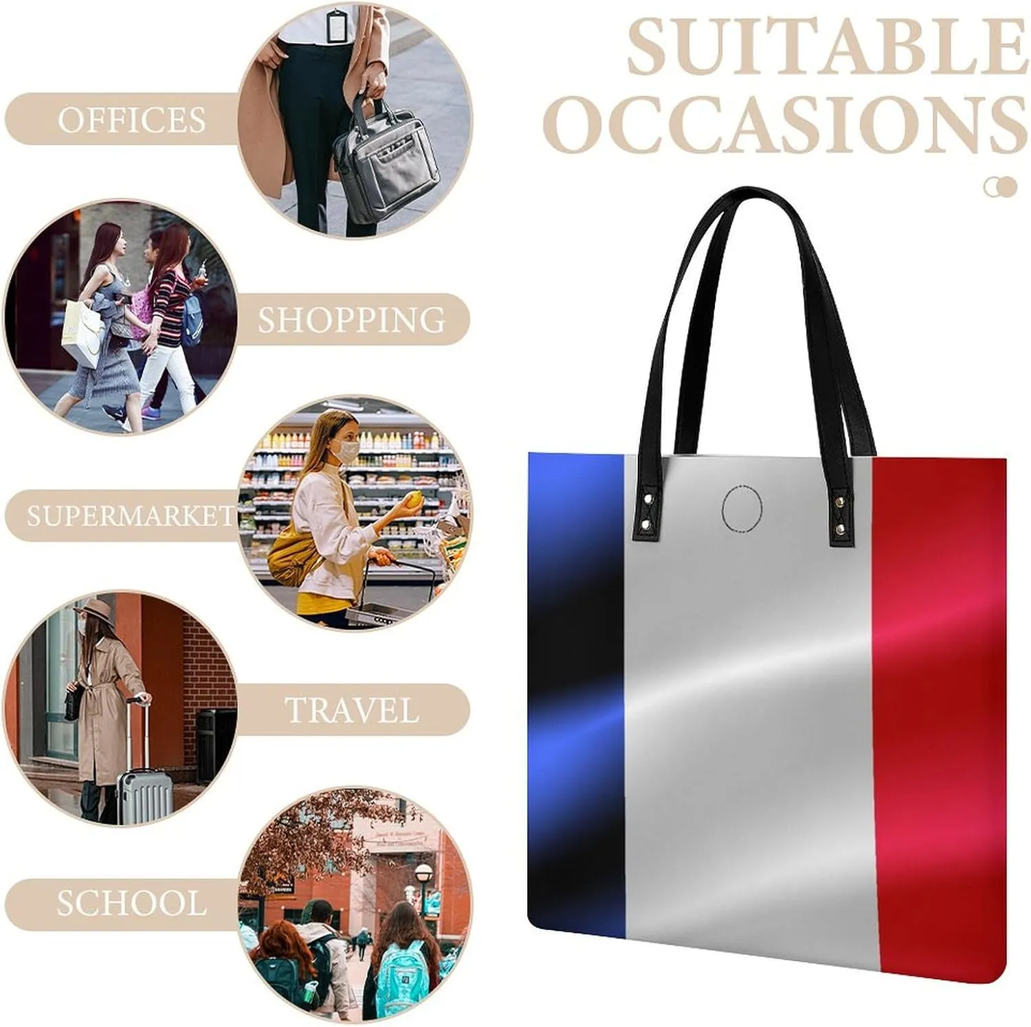 Tote Bags Pu Leather Purses and Handbags for Women Ladies Shoulder Bags