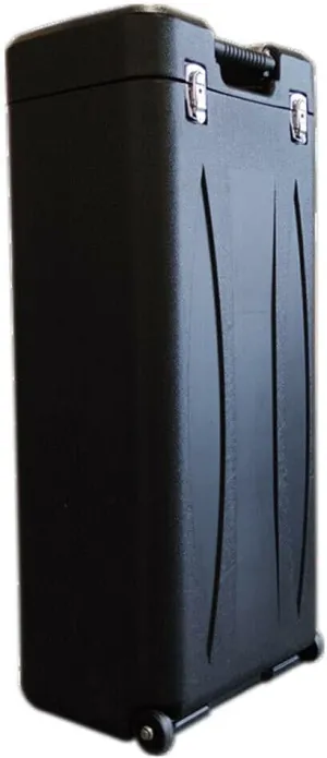 Trade Show Carrying Case Premium Wheeled Trade Show Display Case – Durable Hard Shell Carrying Case（36"x16.5"x10.5"）