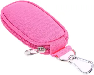 Travel Essential Oil Storage Case Key Case Portable Oil Bag 2ml Bottle Storage Sturdy Zippers Pink