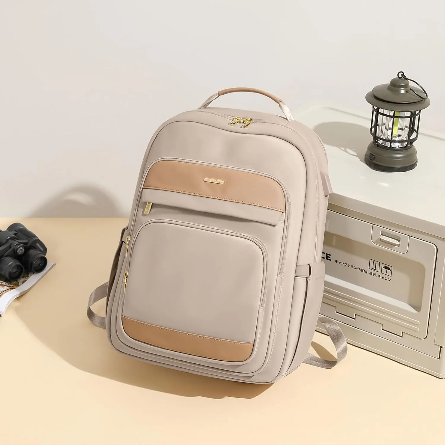 Travel Laptop Backpack for Women Men 15.6 Inch Work Bags with USB Port Large Capacity Travel Bags Water Resistant Business Computer Backpack Purse Casual Daypacks for College Nurse
