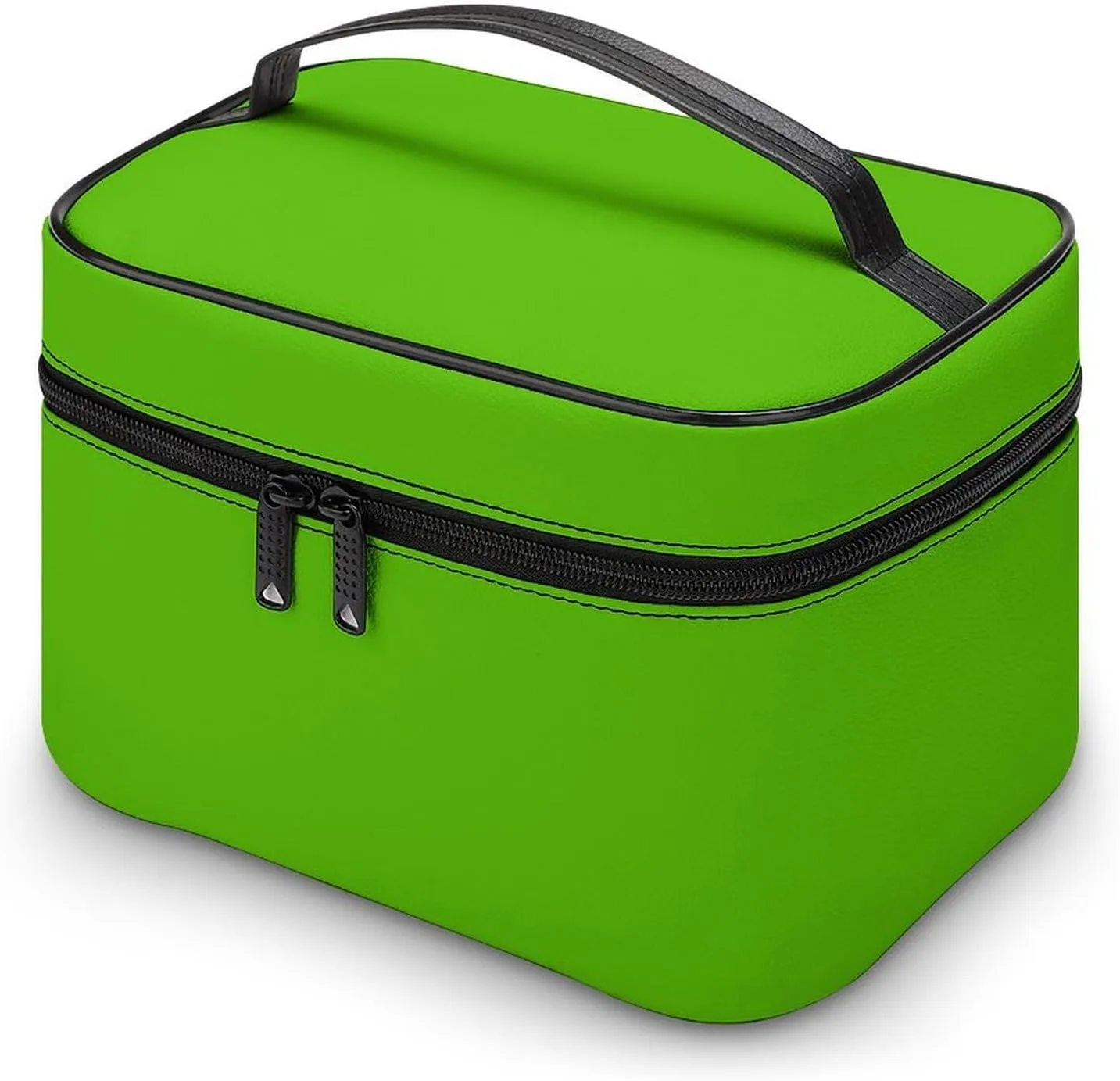 Travel Makeup Bag, Bright Green Cosmetic Bags for Women Large Capacity Waterproof Toiletry Bag Make up Organizer