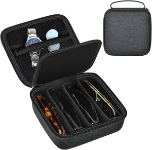 Travel Sunglasses Organizer Cases for Quay Polarized Sunglasses Men Women, Trendy Sunglasse Storage Holder (Bag Only)