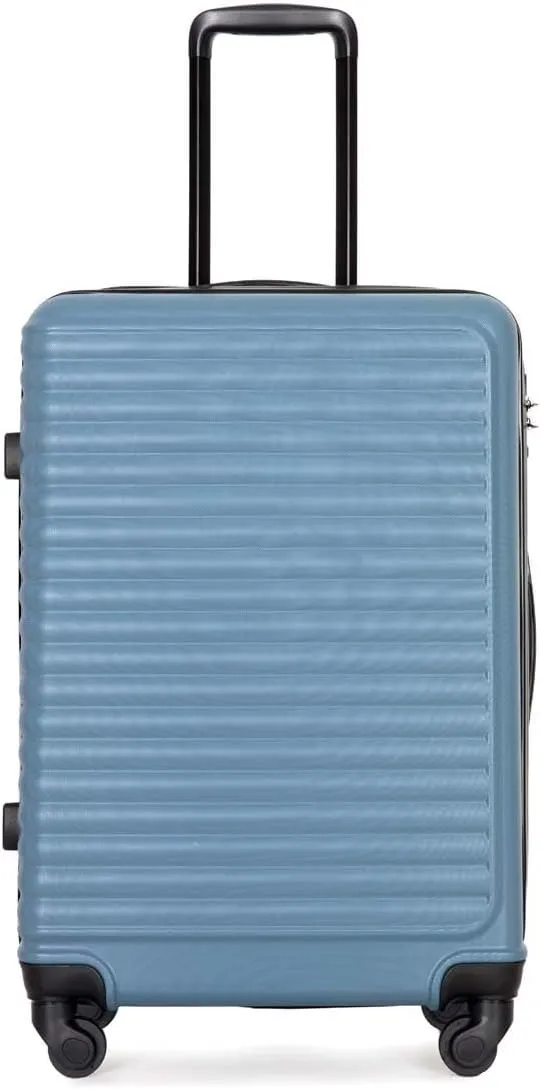 Travelhouse luggage,Hardside Carry On Travel Suitcase with Spinner Wheels, Multi-directional Spinner Wheels Uprigth Lightweight Underseater for Airplanes (Blue Gray)
