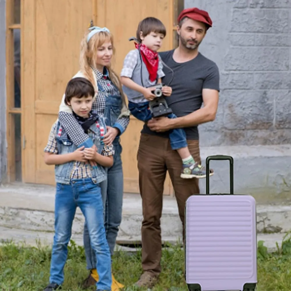 Travelhouse luggage,Hardside Carry On Travel Suitcase with Spinner Wheels, Multi-directional Spinner Wheels Uprigth Lightweight Underseater for Airplanes (Blue Gray)