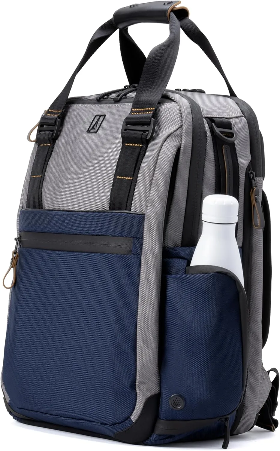 Travelpro Altitude Medium Expandable Travel Laptop Backpack 25-30L, 16 Inch Laptop, Water Resistant, Work, Business, Men and Women, Stellar Navy/Grey