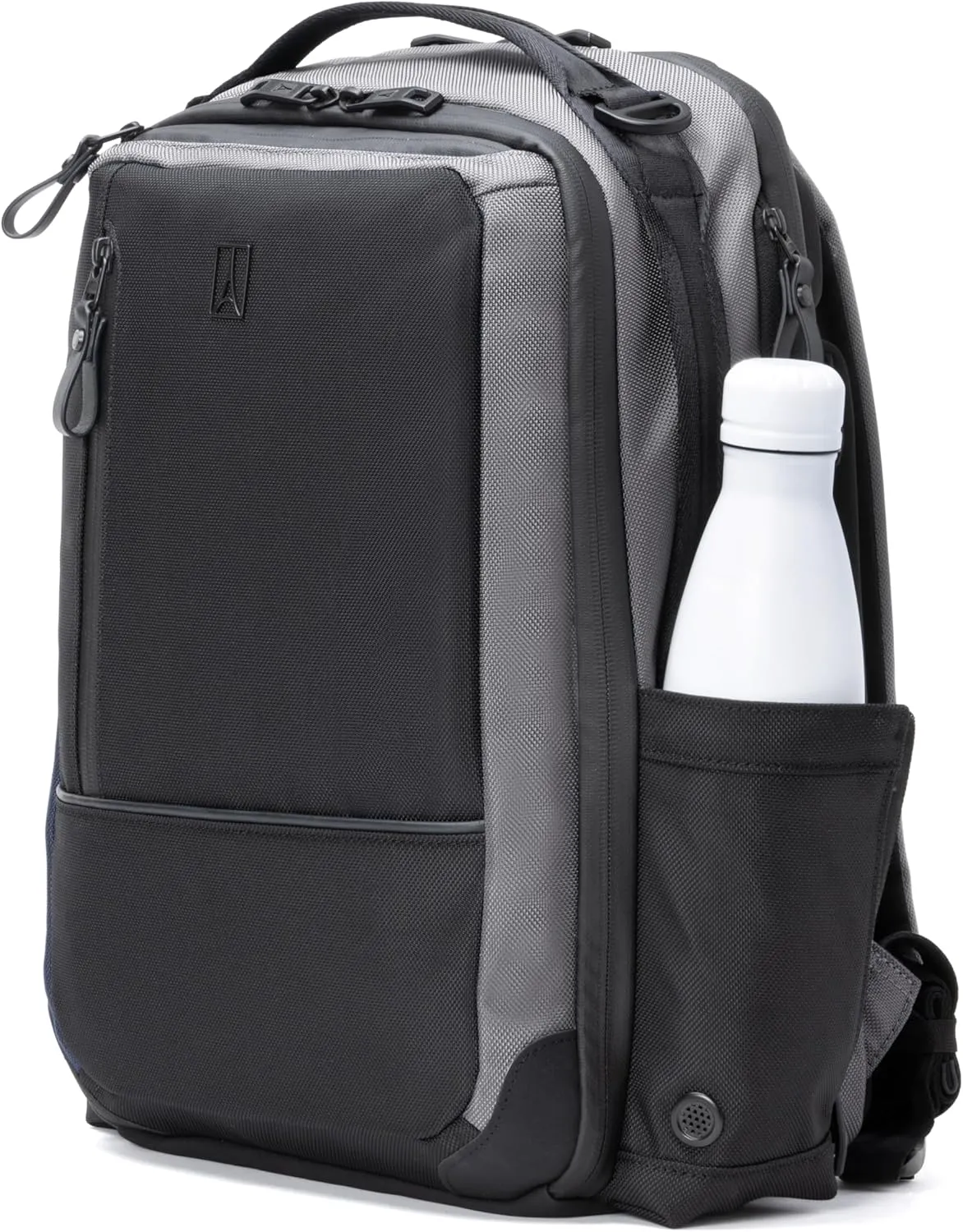 Travelpro Altitude Slim Expandable Travel Laptop Backpack 20-24L, 16 Inch Laptop, Water Resistant, Work, Business, Men and Women, Falcon Grey