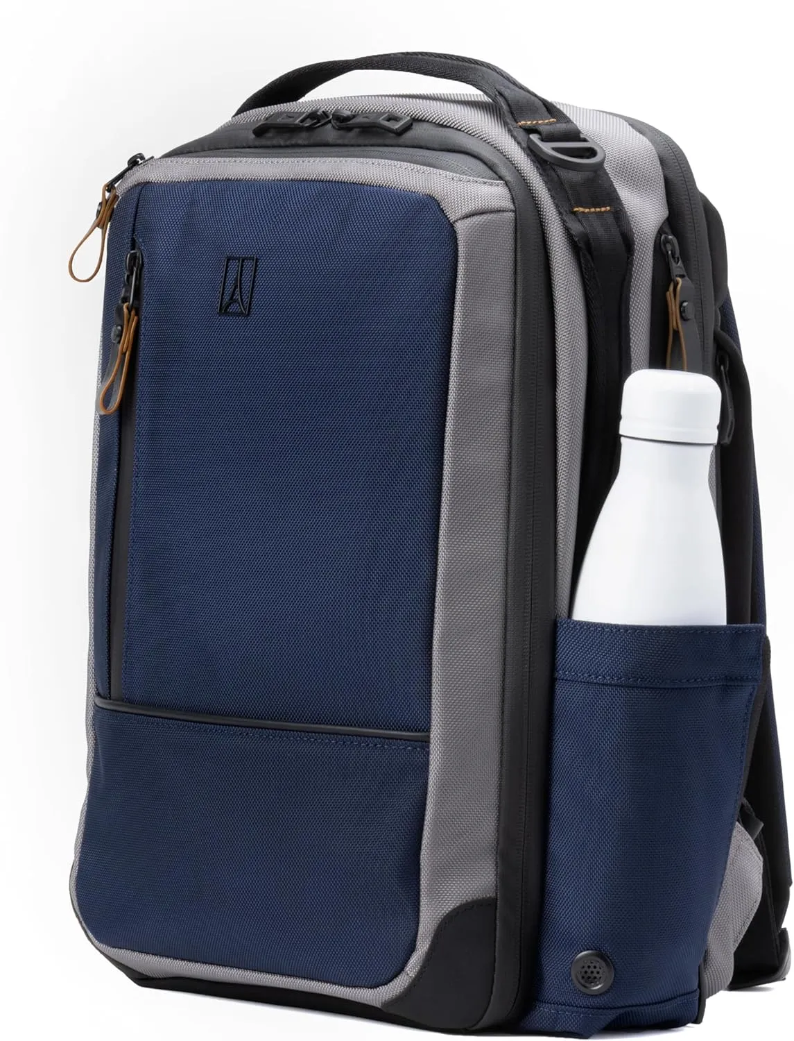 Travelpro Altitude Slim Expandable Travel Laptop Backpack 20-24L, 16 Inch Laptop, Water Resistant, Work, Business, Men and Women, Stellar Navy/Grey