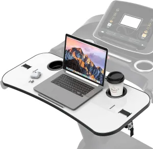 Treadmill Desk Attachment 36 Inches Tread Tray Workstation, Laptop Stand Holder for Notebooks, Tablets, Phone,Cup,Ergonomic Platform with Cooling Holes & Edge Protector