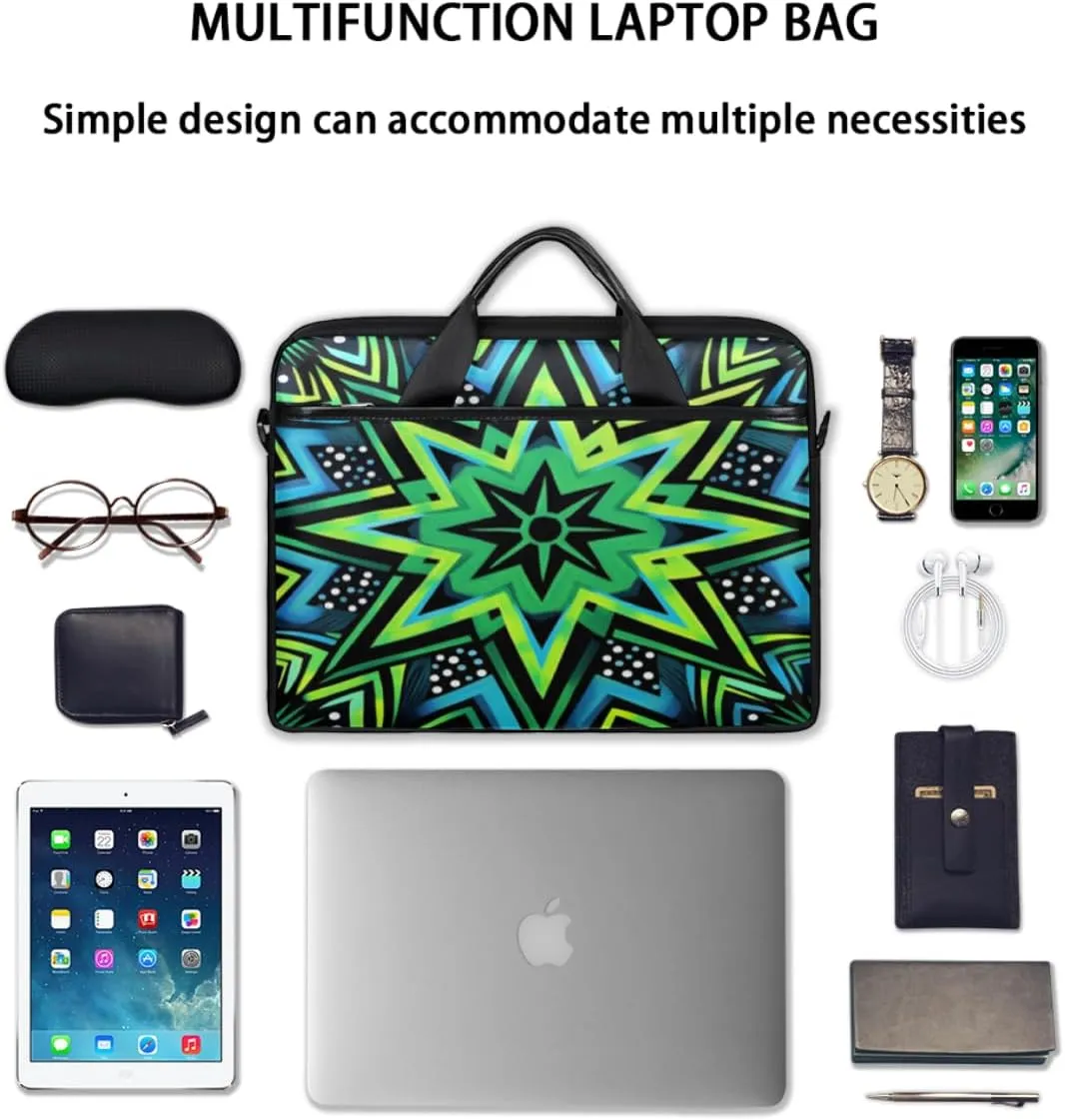 Tree Fun Design Laptop Shoulder Bag for Tablet Computer Notebook Sleeve Messenger Carrying Case Briefcase Tote
