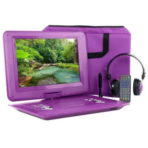 Trexonic 14.1 Inch Portable DVD Player with Swivel TFT-LCD Screen and USB,SD,AV,